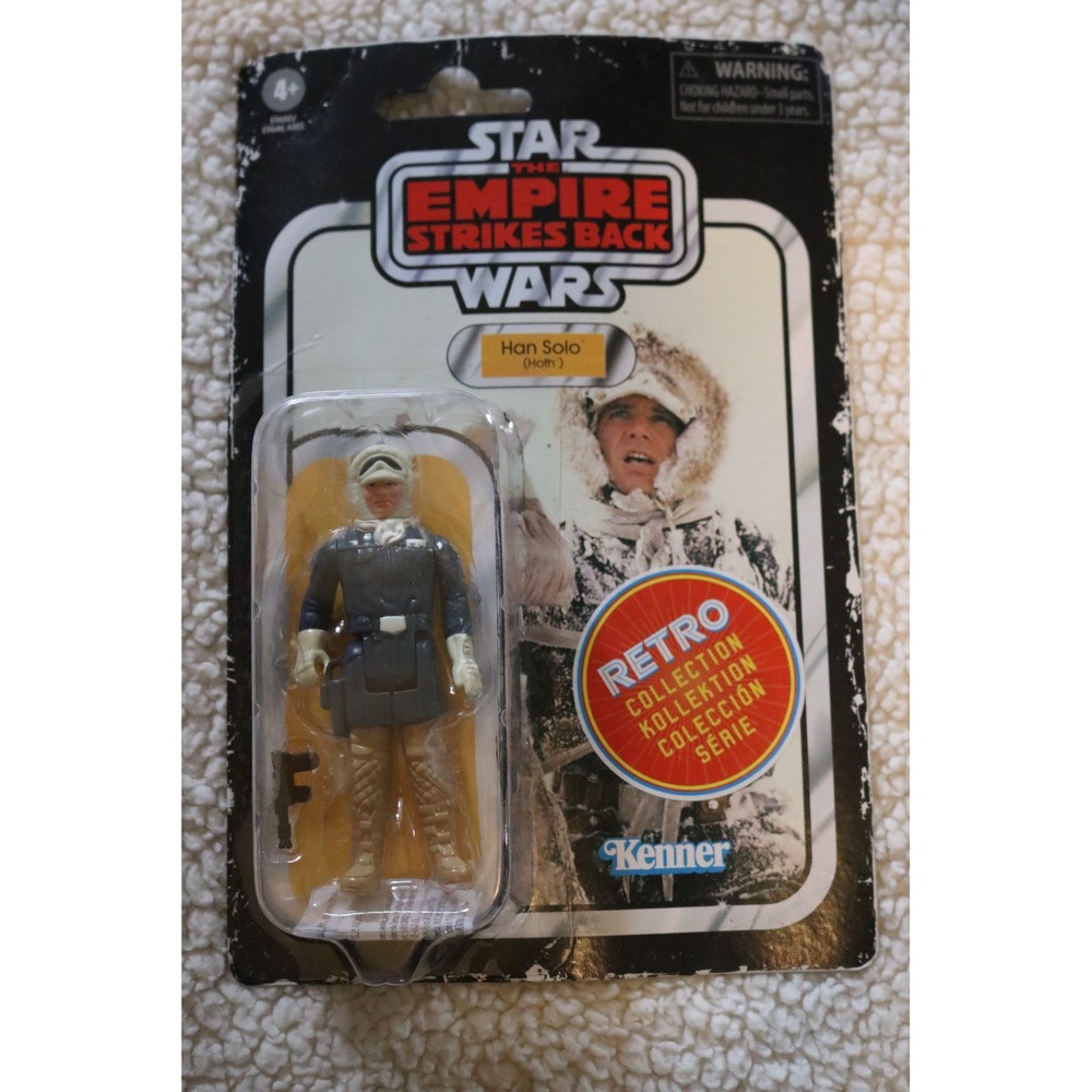 Star Wars Retro Collection Han Solo Hoth Action Figure Empire Strikes Back E9650